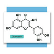 image of the chemical compound of Quercetin