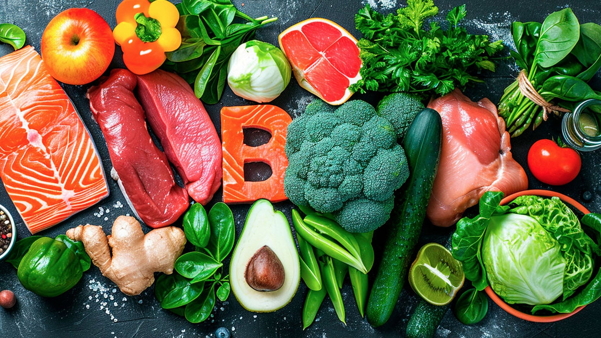 image of food containing vitamin B