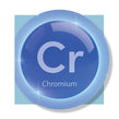 image of a molecule with the word "chromium" on it