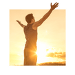 image of person in the sun