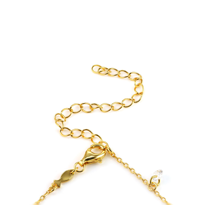 Layered extender in gold for DESI - Pierced Round Cut Bracelet