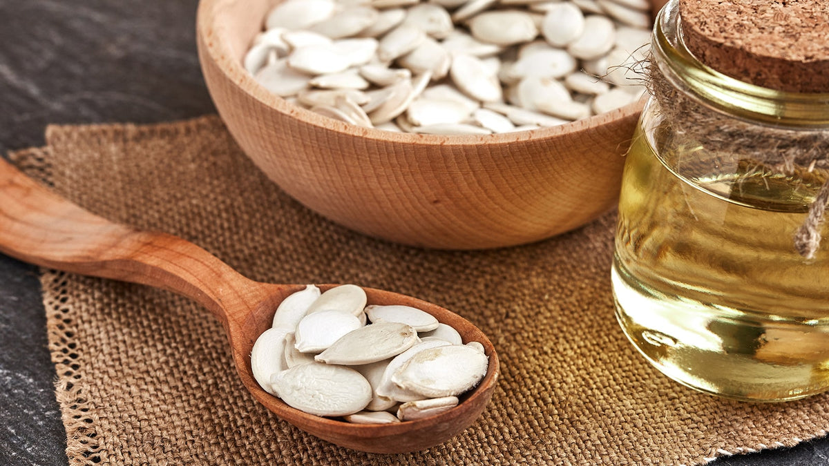 image of pumpkin seed and grape seed extract
