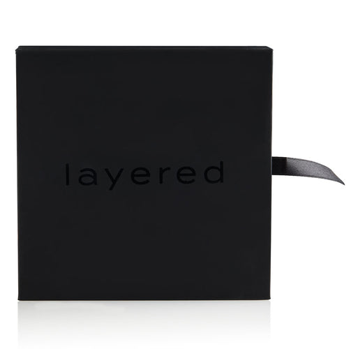Layered Black gift box, top view
