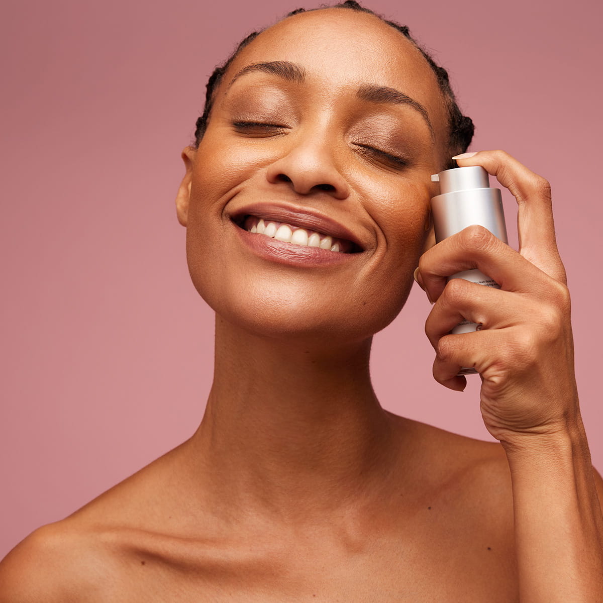 applying serum