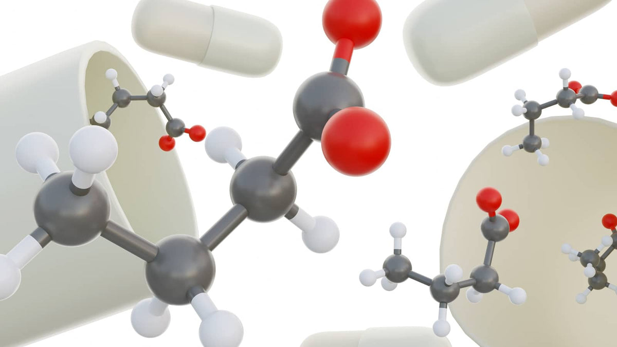 image of the molecular structure of butyrate
