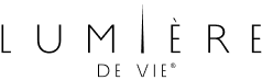 LUMIÈRE DE VIE logo in black on a white background.