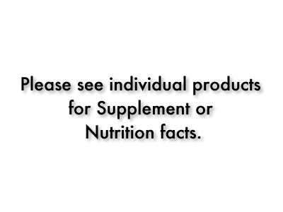 Isotonix Custom Cocktail, please see individual products for Supplement or Nutrition facts.