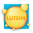 image of a molecule with the word lutein in it