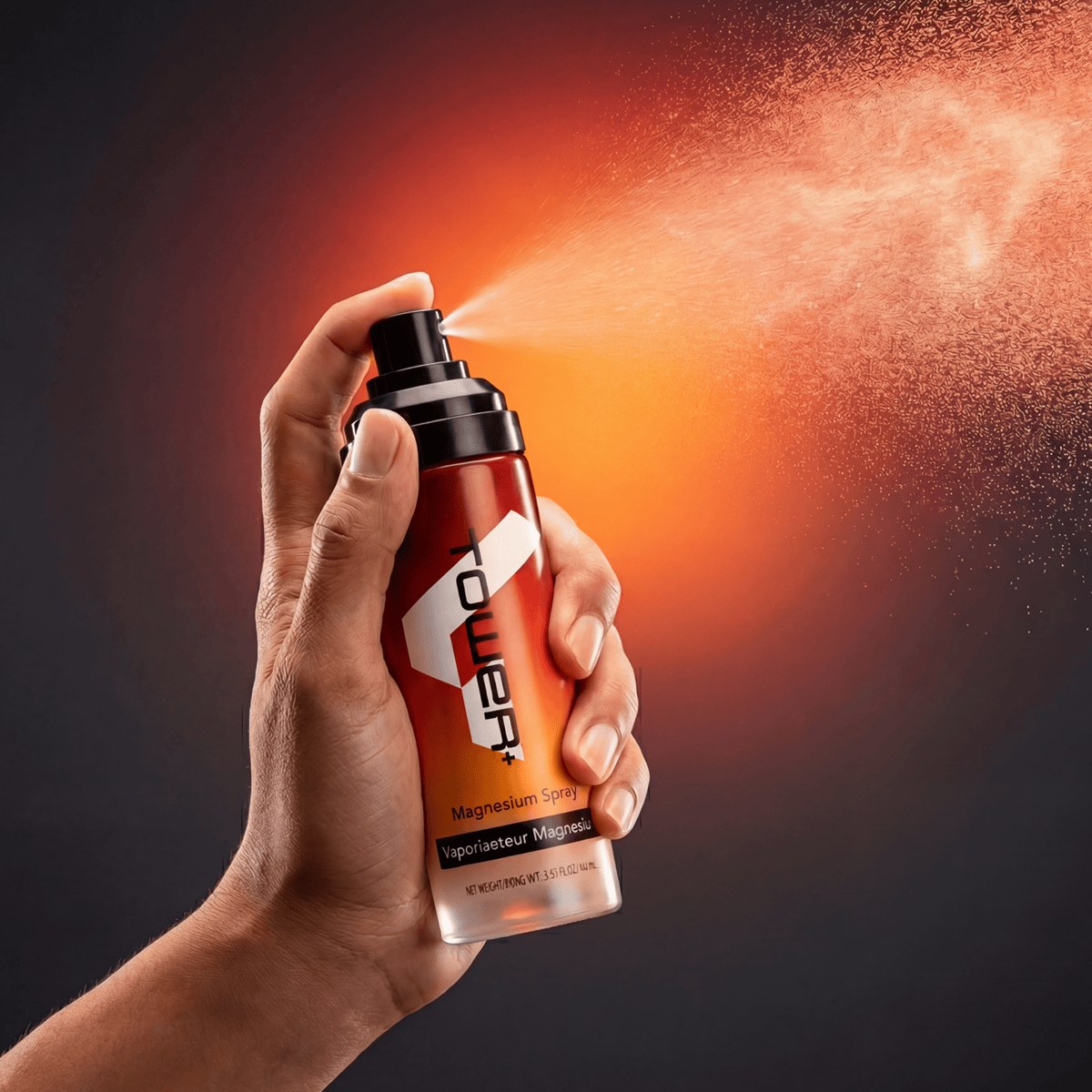 spraying into air