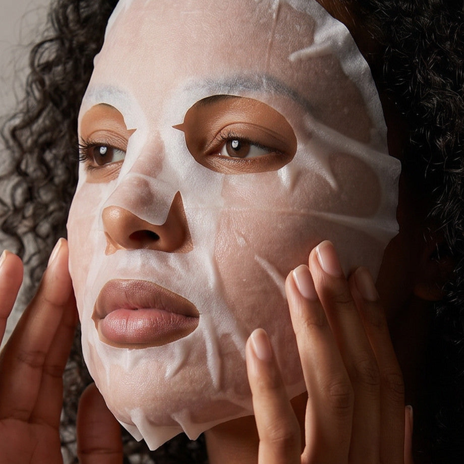 masque on face