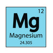Image of magnesium against a blue background