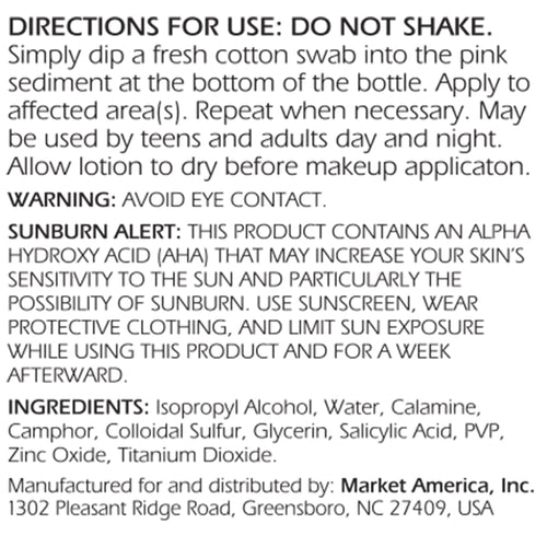 Timeless Prescription Anti Blemish Lotion Product Label. See Product Label Details section further below.
