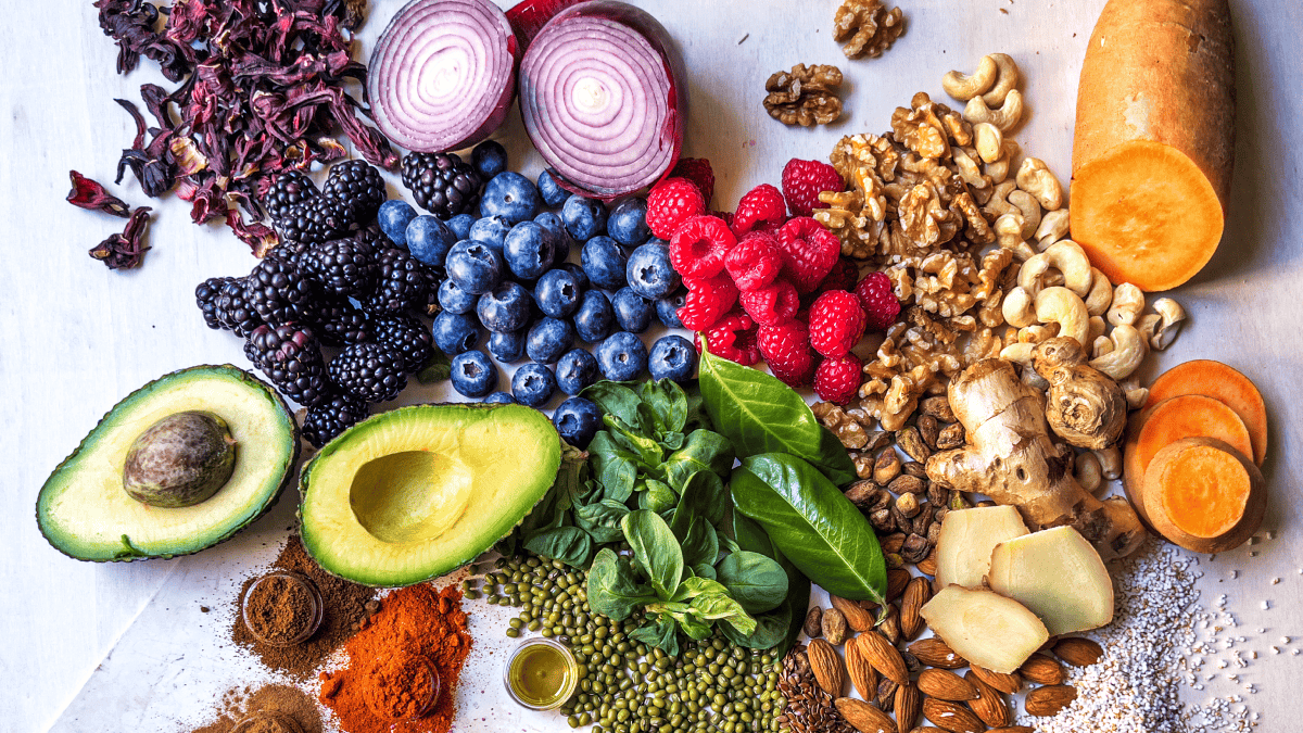 image of different vegetables and fruits
