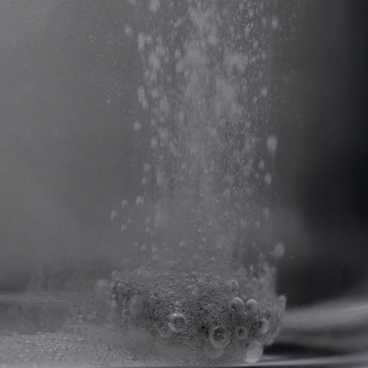 tablet fizzing in the water