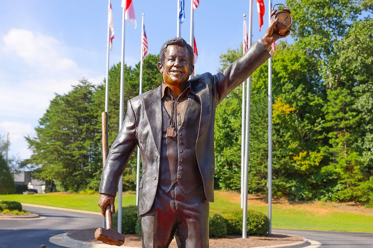 Press News 17 Statue Unveiled Of Jr Ridinger Founder O