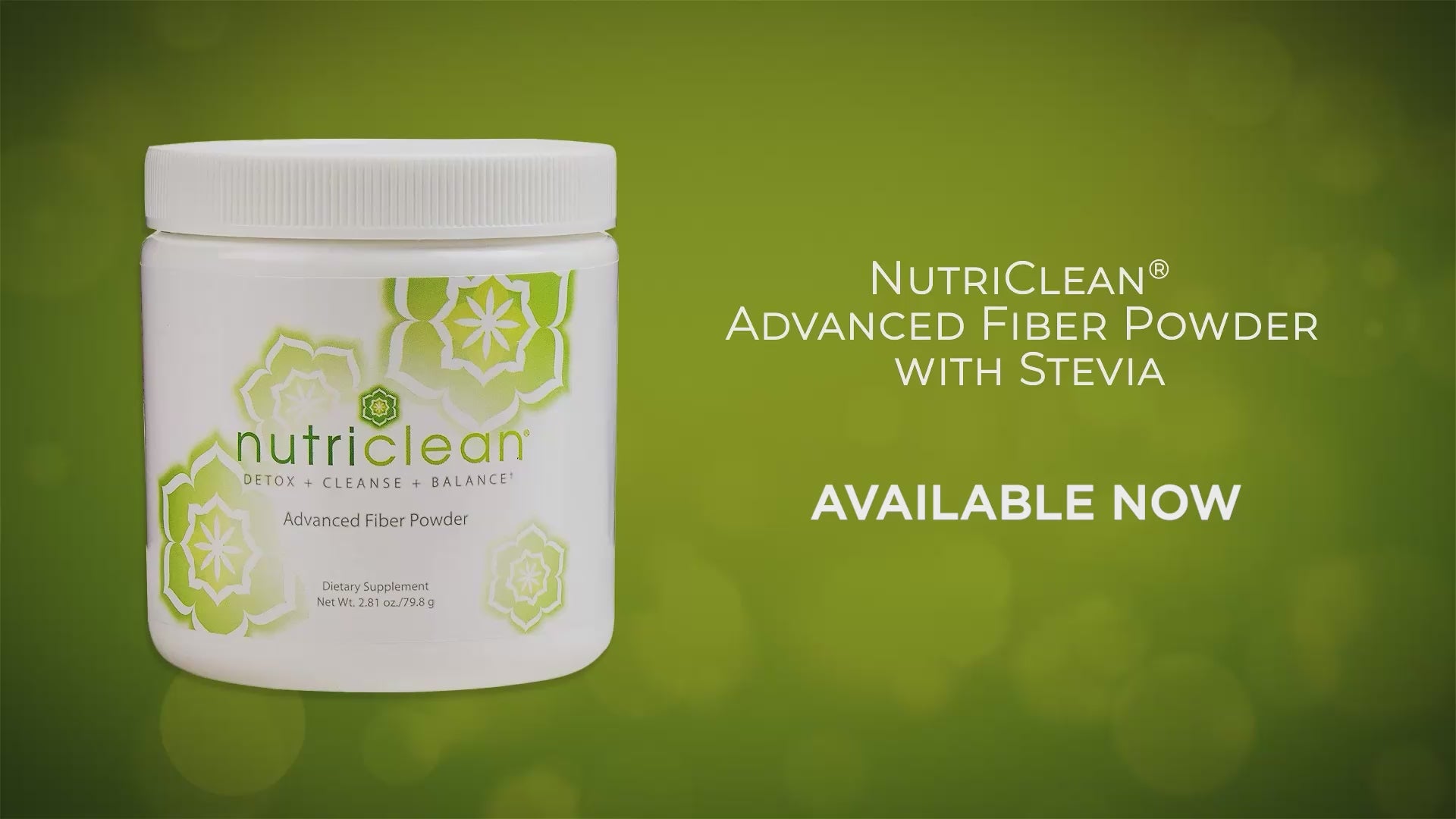 image of NutriClean Advanced Fiber Powder product canister.